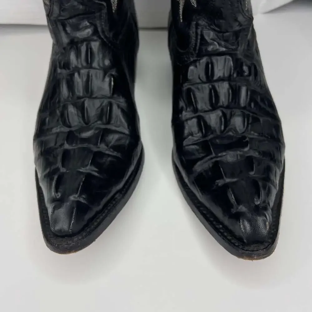 Vintage La Cabaña West Cowhide Vaqueros Boots
